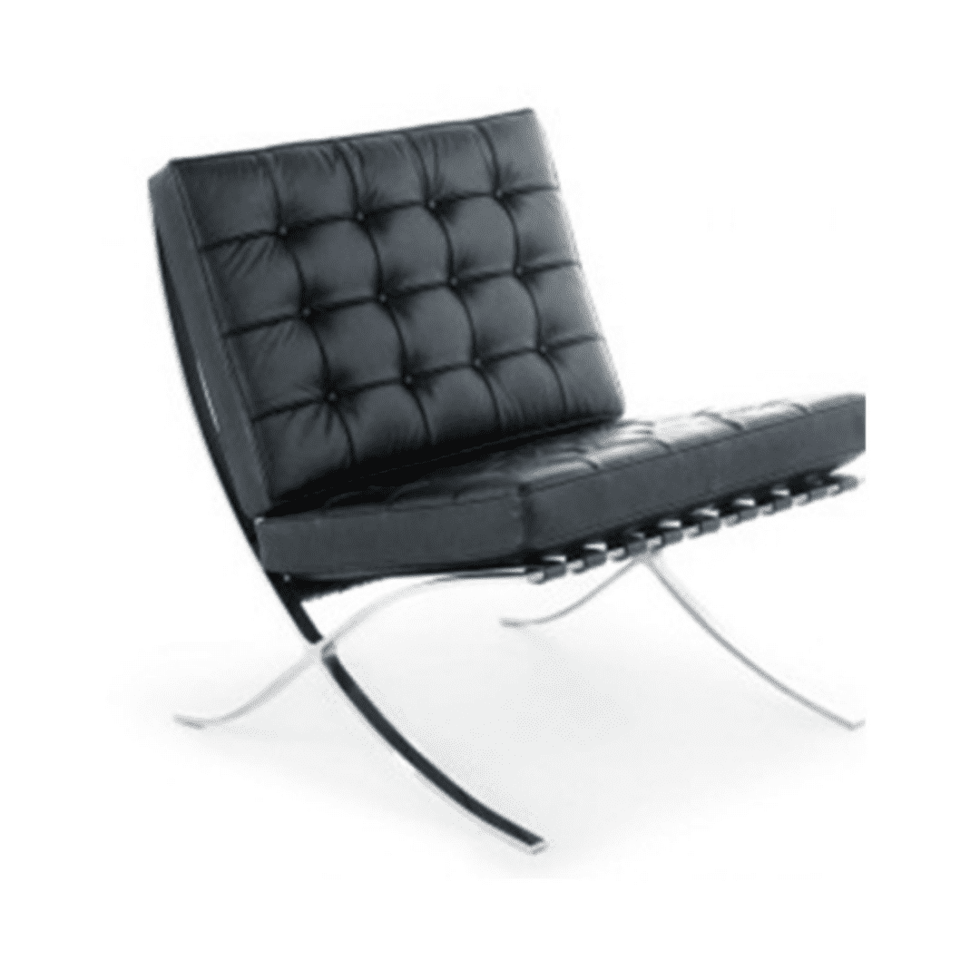 Barcelona Chair- Black