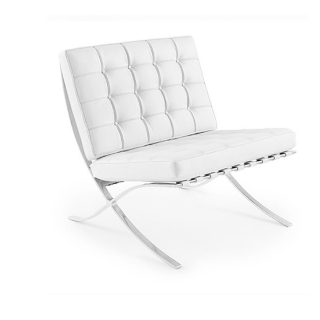 Barcelona Chair- White